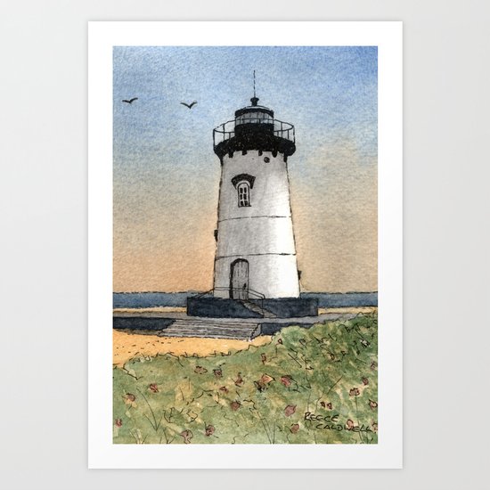 Edgartown Lighthouse Art Print
