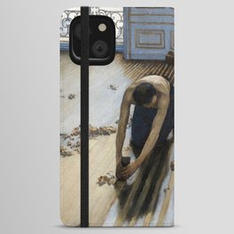 Gustave Caillebotte - The Floor Scrapers iPhone Wallet Case