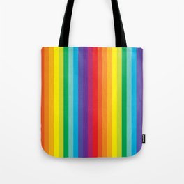 Rainbow Stripes Tote Bag