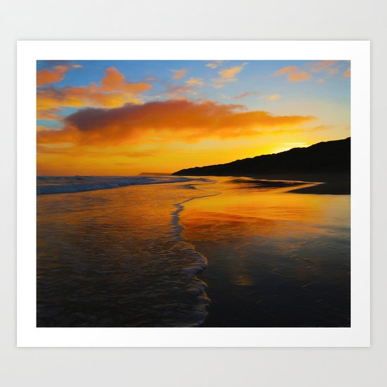 Seaside Dawn Art Print