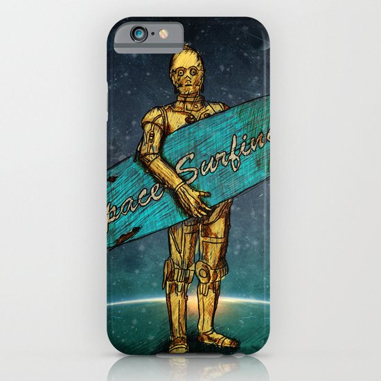 Space Surfer iPhone & iPod Case