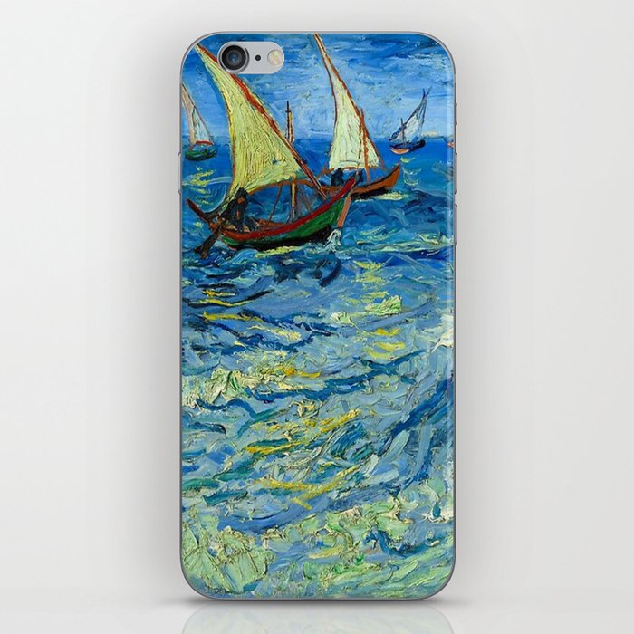 Vincent van Gogh The Sea at Saintes-Maries, 1888  iPhone Skin