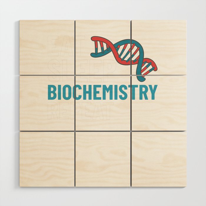 Biochemistry Molecular Biology Biochemist Study Wood Wall Art