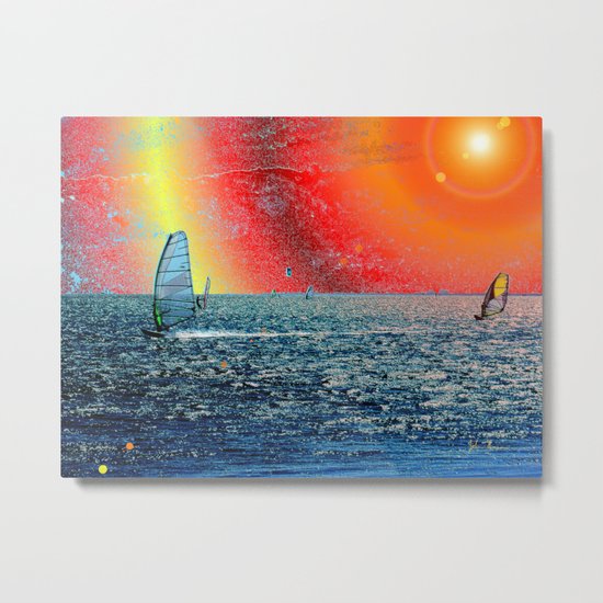Wind, Surf and Sun Metal Print