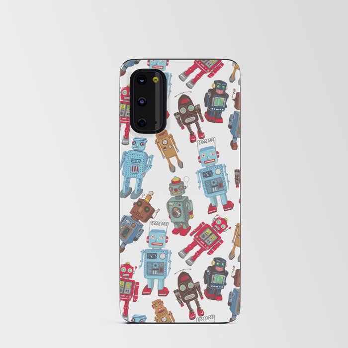Vintage Robots Android Card Case