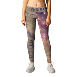 Abstract Colourful Scripture Inspired Bible AI Art Leggings