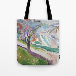 Edvard Munch Landscape of Kragero Tote Bag