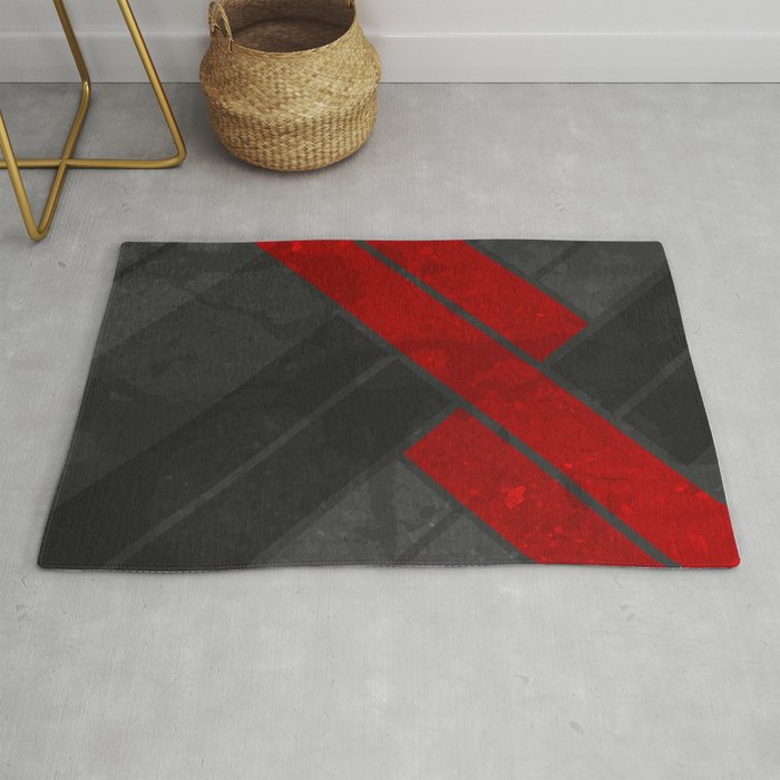 Touch Of Color - Red Rug