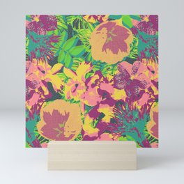 Neon Tropical Mini Art Print