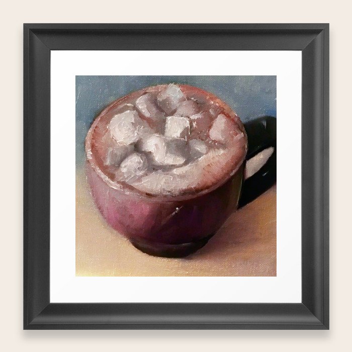 Coffee Cup Mug Cafe Style Art Framed Art Print By