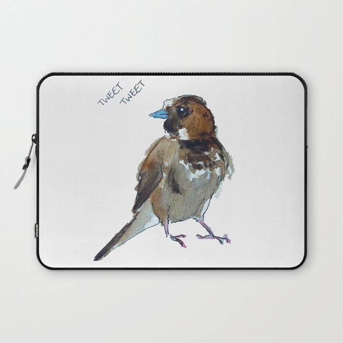 Brown Sparrow Laptop Sleeve
