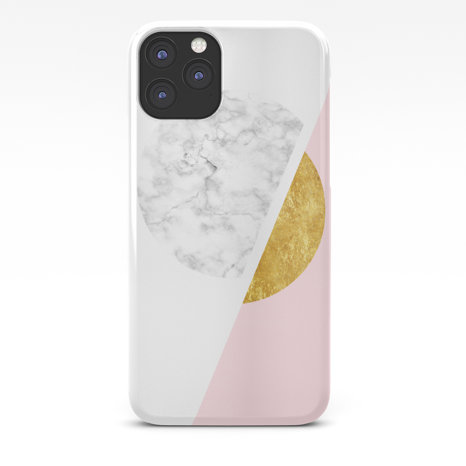 Modern Minimalist White And Gold Marble Art Scandinavian