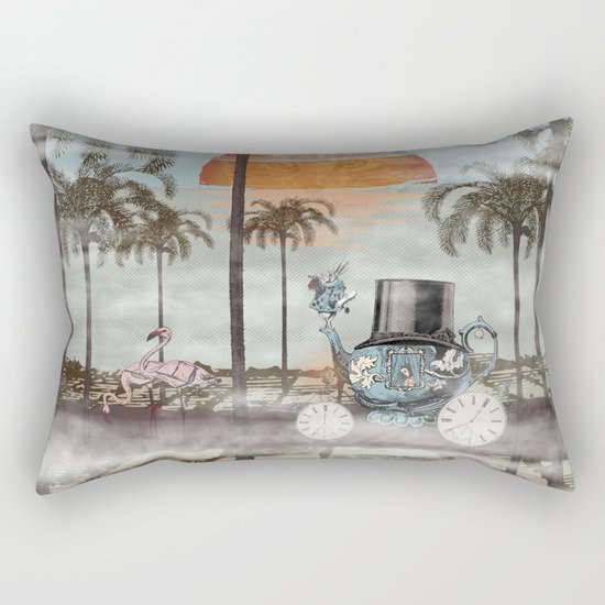 Alice Goes to California Rectangular Pillow
