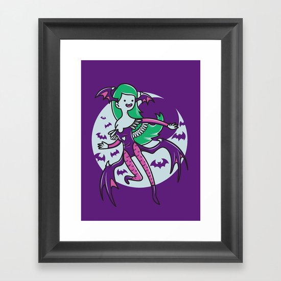 The Vampire Queen Framed Art Print