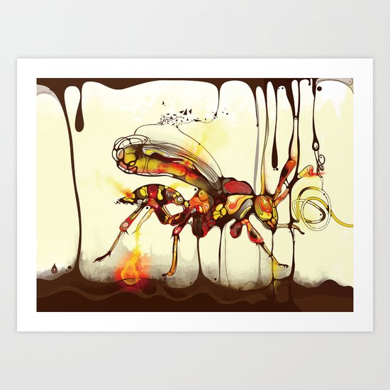 Wasp Art Print