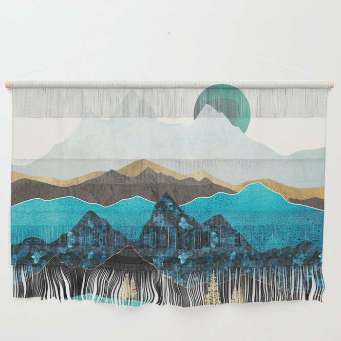 Teal Afternoon Wall Hanging