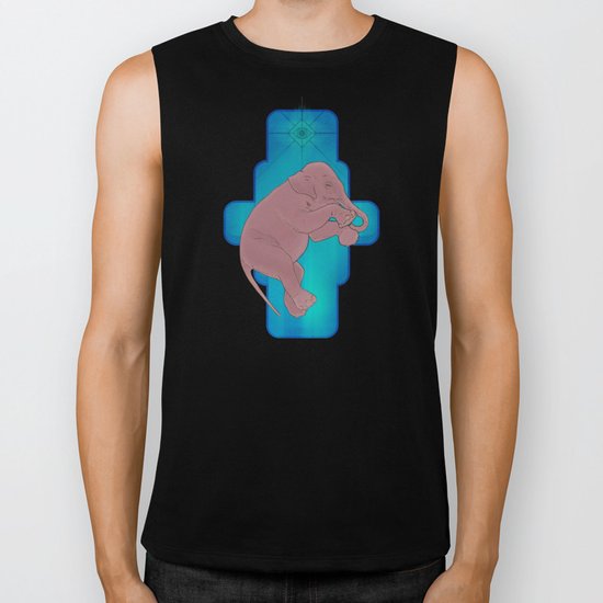 Astral Elephant Biker Tank