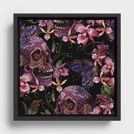 Beauty to Death Framed Canvas