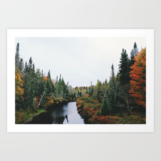 Forest creek II #society6#buyart Art Print