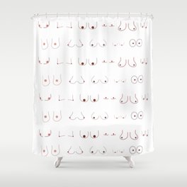 Yup, they are boobs. Shower Curtain