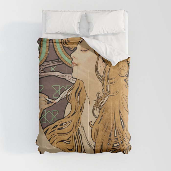 Job - Alphonse Mucha- 1896 Comforter