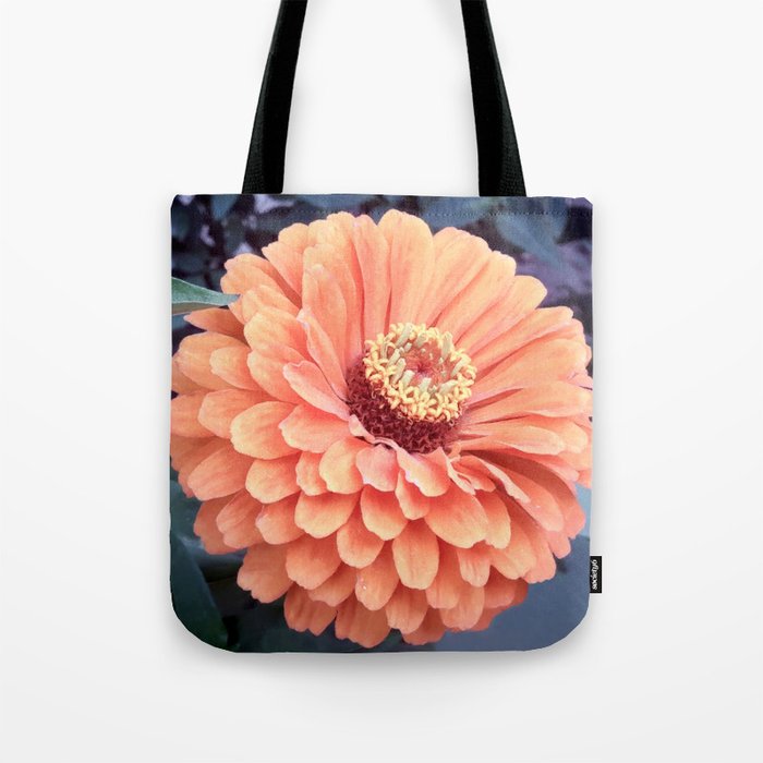 Coral Chrysanthemum flower Tote Bag