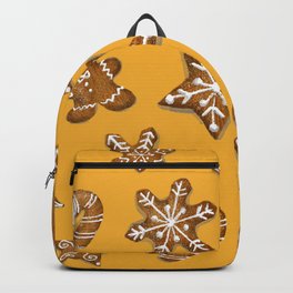 Gingerbread in a Tropical Christmas Backpack