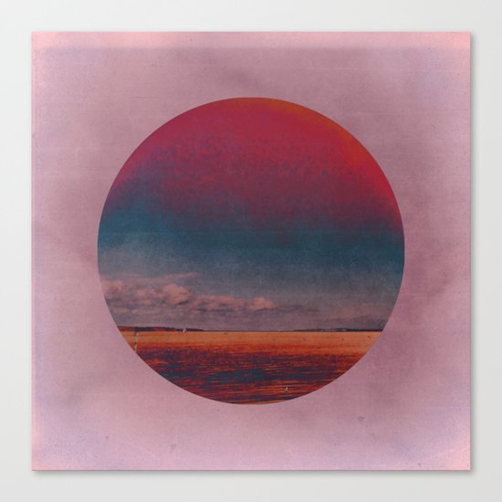 Coloring the Colour in the Sea Canvas Print