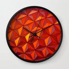 Geometric Epcot Wall Clock