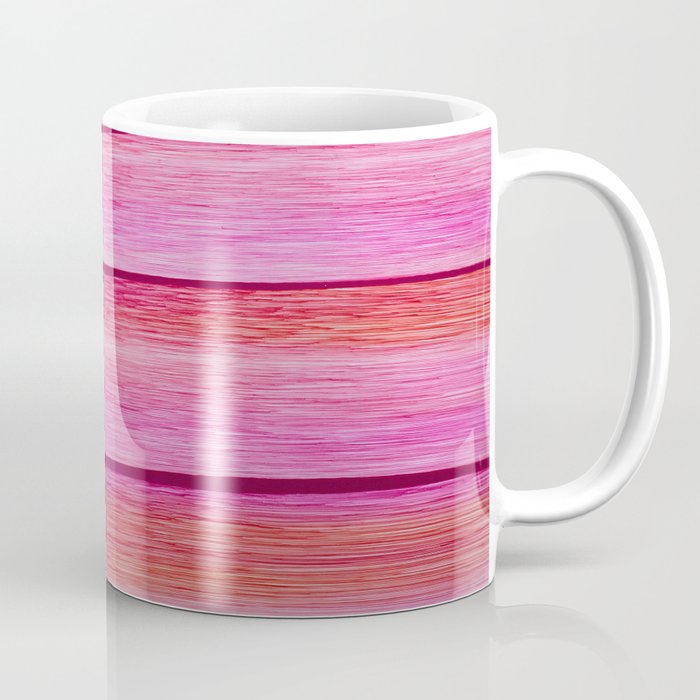 Abstract painting with fuchsia and pink colors Coffee Mug