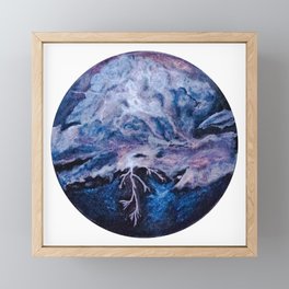Lightning Storm Framed Mini Art Print