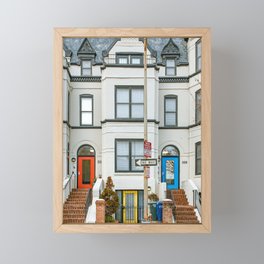 Washington, DC - Piet Mondrian Framed Mini Art Print