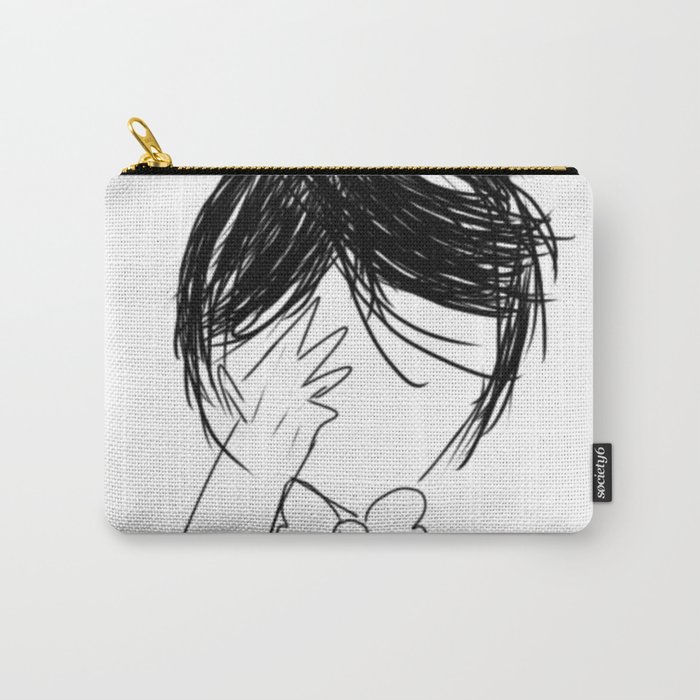 Face Palm Kiddo Sketch Carry-All Pouch