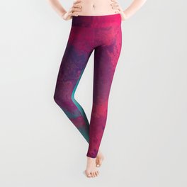 "And STILL I Persevere Through The Storms" Abstract Design Leggings