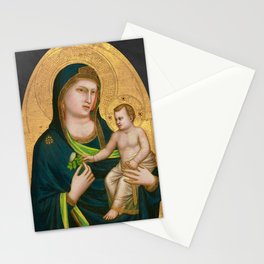 Madonna and Child by Giotto Stationery Card