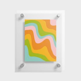 Retro Summer Swirl Wave #5 #minimal #decor #art #society6 Floating Acrylic Print