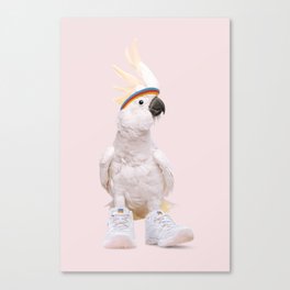 SNEAKER COCKATOO Canvas Print