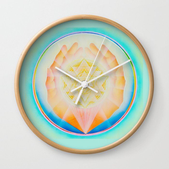 Healing Touch Wall Clock