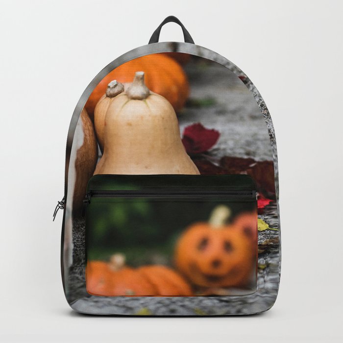 Pumpkin, Ground And Pathways, Candle Backpack