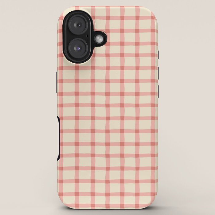 Strawberry Gingham Pattern