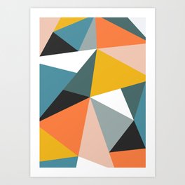 Modern Geometric 36 Art Print