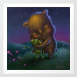 "Bear Hug" Art Print