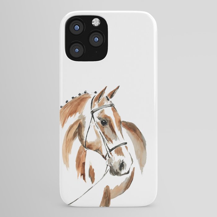 Bay Watercolour Horse iPhone Case
