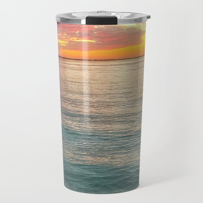 Kaleidoscope Sunset Travel Mug
