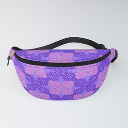 Purple and Pink Flowers  Fanny Pack