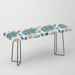 Armadillo - Turquoise and Copper Bench