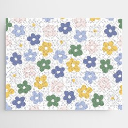 Daisy Pattern Jigsaw Puzzle