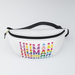 HUMAN LGBT Flag Gay Pride Month Fanny Pack