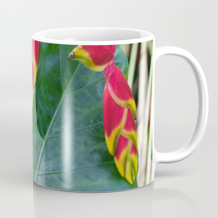 Heliconia Rostrata Exotic Flower Coffee Mug