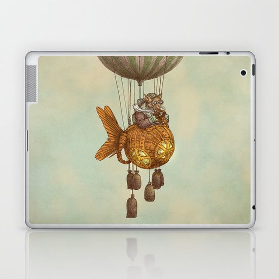 Around the World in the Goldfish Flyer Laptop & iPad Skin